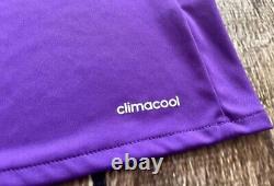 Adidas Original Fc Real Madrid Futbol Soccer Fly Emirates Jersey Purple Mens L