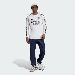 Adidas Performance Real Madrid 25/26 Long Sleeve Home Jersey White JN8884