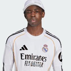 Adidas Performance Real Madrid 25/26 Long Sleeve Home Jersey White JN8884