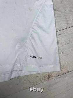 Adidas REAL MADRID 2010 2011 HOME SHIRT SOCCER JERSEY Men Sz L White