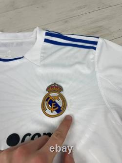 Adidas REAL MADRID 2010 2011 HOME SHIRT SOCCER JERSEY Men Sz L White