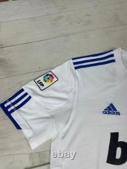 Adidas REAL MADRID 2010 2011 HOME SHIRT SOCCER JERSEY Men Sz L White