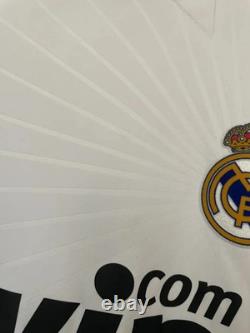 Adidas REAL MADRID 2010 2011 HOME SHIRT SOCCER JERSEY Men Sz L White
