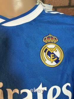 Adidas REAL MADRID 25/26 LONG SLEEVE THIRD AUTHENTIC JERSEY JP3925 Men's Sz S