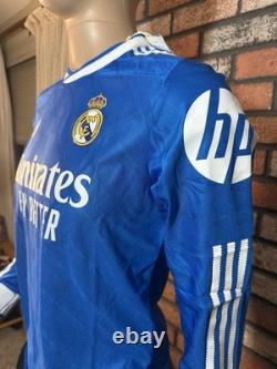 Adidas REAL MADRID 25/26 LONG SLEEVE THIRD AUTHENTIC JERSEY JP3925 Men's Sz S