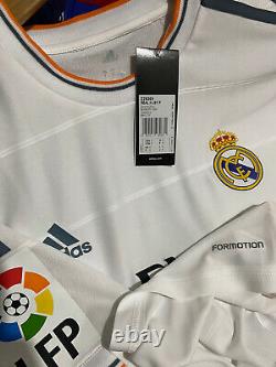 Adidas Real Madri Xabi Alonso Player Issue Home Jersey / Shirt 2013-14 sz L