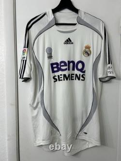 Adidas Real Madrid 100% Original Home Jersey Shirt Large 2006/2007 Vintage