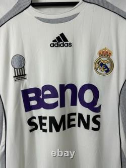 Adidas Real Madrid 100% Original Home Jersey Shirt Large 2006/2007 Vintage