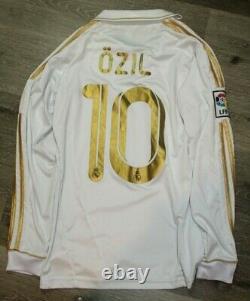 Adidas Real Madrid #10 Mesut Ozil Long Sleeve Soccer Jersey Size Small 2011/12