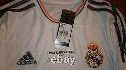 Adidas Real Madrid 13-14 Champions Final M Ronaldo Original Soccer Jersey Shirt