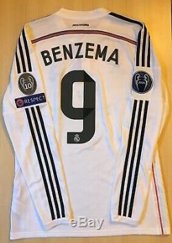 Adidas Real Madrid 14/15 Home Jersey Match Player Issue Adizero Size 8