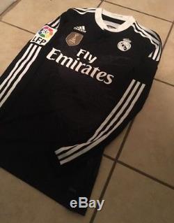 Adidas Real Madrid 14/15 LS Third Jersey Match Issued Size 6 (M)