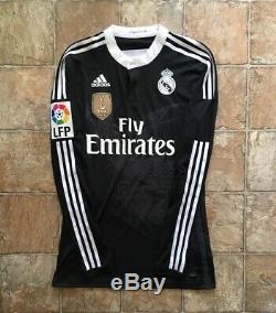 Adidas Real Madrid 14/15 Third Dragon Adizero Jersey Match Issued Long Sleeve