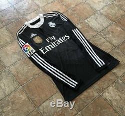 Adidas Real Madrid 14/15 Third Dragon Adizero Jersey Match Issued Long Sleeve
