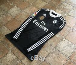 Adidas Real Madrid 14/15 Third Dragon Adizero Jersey Match Issued Long Sleeve