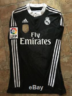 Adidas Real Madrid 14/15 Third Player Issue Adizero Jersey Size 6 (M)