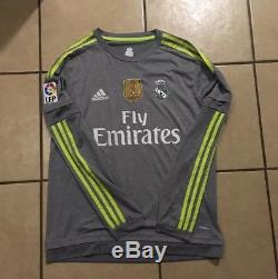 Adidas Real Madrid 15/16 Away Jersey Player Issue Adizero Size M
