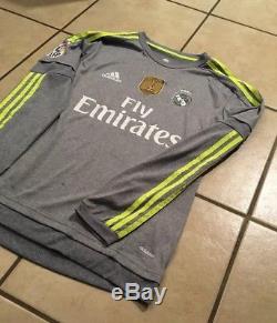 Adidas Real Madrid 15/16 Away Jersey Player Issue Adizero Size M