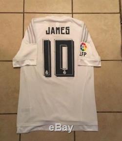 Adidas Real Madrid 15/16 Home Player Issue Jersey Adizero Size 8