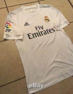 Adidas Real Madrid 15/16 Home Player Issue Jersey Adizero Size 8