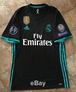 Adidas Real Madrid 17/18 Away Jersey Player Issue Adizero Size 8 (L)
