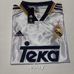 Adidas Real Madrid 1999/00 Reissue Home Soccer Jersey JJ3801 Men's Size L