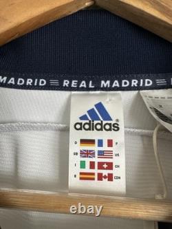 Adidas Real Madrid 1999/2000 Home Retro Soccer Jersey Authentic Men's Size XL