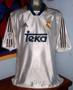 Adidas Real Madrid 1999 Raul Home Lfp L Original Jersey Shirt