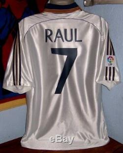 Adidas Real Madrid 1999 Raul Home Lfp L Original Jersey Shirt