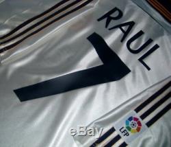 Adidas Real Madrid 1999 Raul Home Lfp L Original Jersey Shirt