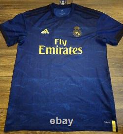 Adidas Real Madrid 19/20 Away Benzema #9 Jersey Indigo Size Large FJ3151