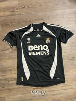 Adidas Real Madrid 2006-2007 Away Soccer Jersey Kit Men's Size M Cannavaro