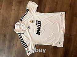 Adidas Real Madrid 2008-09 home Ronaldo Football Jersey Size XL