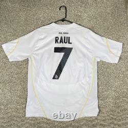 Adidas Real Madrid 2008/2009 Home Soccer Jersey Shirt Raul 7 La Liga Shirt