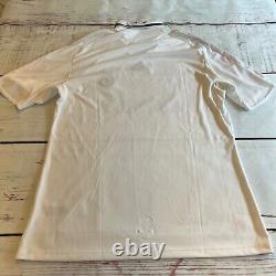 Adidas Real Madrid 2008 Soccer Jersey Bwin White Black Stripes Mens Large