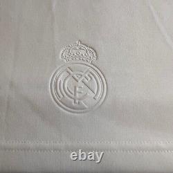 Adidas Real Madrid 2008 Soccer Jersey Bwin White Black Stripes Mens Large