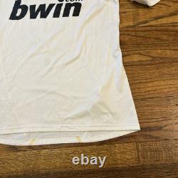 Adidas Real Madrid 2009 2010 Football Soccer Jersey Ronaldo Fade Distressed