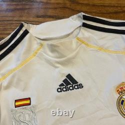 Adidas Real Madrid 2009 2010 Football Soccer Jersey Ronaldo Fade Distressed