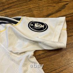 Adidas Real Madrid 2009 2010 Football Soccer Jersey Ronaldo Fade Distressed