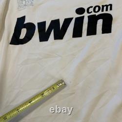 Adidas Real Madrid 2009 2010 Football Soccer Jersey Ronaldo Fade Distressed