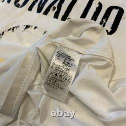 Adidas Real Madrid 2009 2010 Football Soccer Jersey Ronaldo Fade Distressed