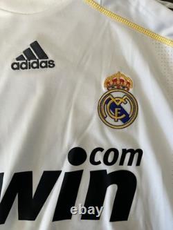 Adidas Real Madrid 2009/2010 Home jersey, Size M, Used