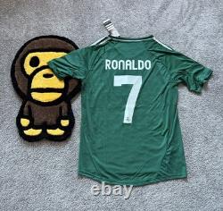 Adidas Real Madrid 2012-13 Ronaldo 7 Third Jersey Green Mens Medium