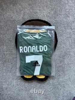 Adidas Real Madrid 2012-13 Ronaldo 7 Third Jersey Green Mens Medium