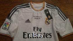 Adidas Real Madrid 2013-14 Raul Last Game S Original Soccer Jersey Shirt