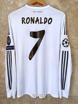 Adidas Real Madrid 2013-2014 Ronaldo Champions League jersey size M