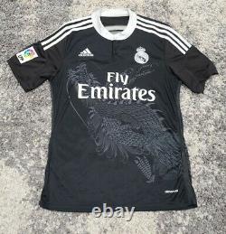 Adidas Real Madrid 2014 #10 James 3rd Jersey Yohji Yamamoto Dragon Size S