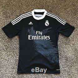 Adidas Real Madrid 2014-15 Mens Jersey Third Alternate Black Yohji Yamamoto