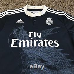 Adidas Real Madrid 2014-15 Mens Jersey Third Alternate Black Yohji Yamamoto