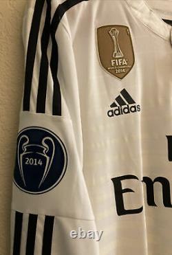 Adidas Real Madrid 2014/2015 Home Player Issue Soccer Jersey
